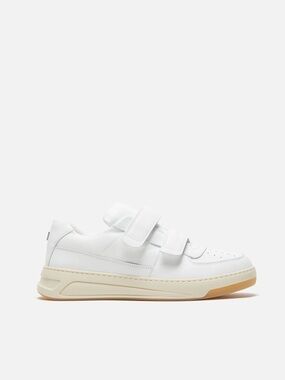 Acne Studios Velcro Strap Sneaker in Optic white